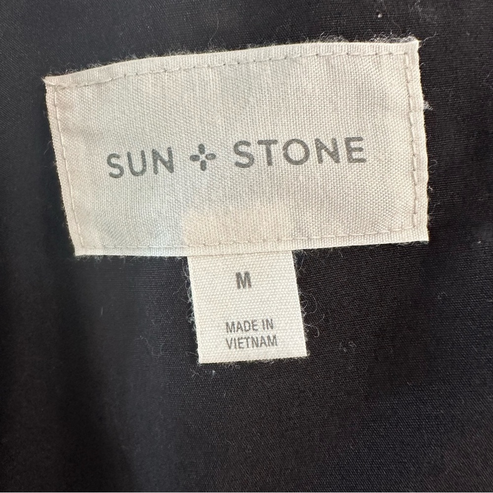 Sun + Stone Women’s Denim Patchwork Oversized V-N… - image 7